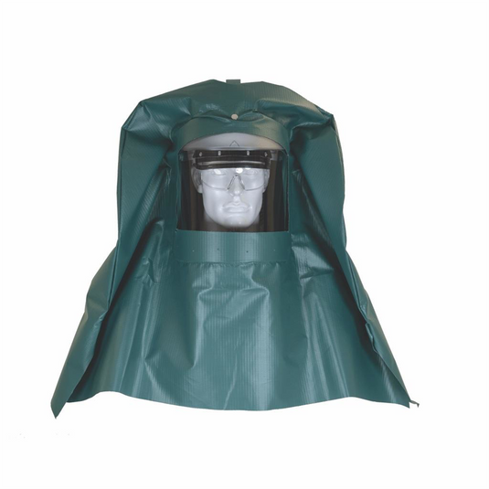 Oberon Hood with Hard Cap - Chemical Splash - Window: Clear Chemical Resistant Face Shield