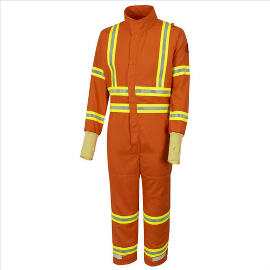 Oberon Coveralls - Gas Extraction - GES6™ - With Escape Strap - Color: Orange - Size: 4XL