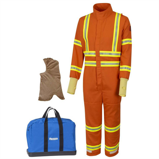 Oberon Suit Kit - Gas Extraction - 6 Second GES6&trade; - Comes with Coveralls; Balaclava and Carrying Bag - With Escape Strap  - Color: Orange - Size: XL