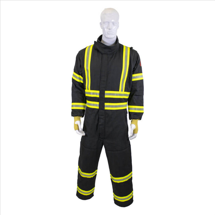 Oberon Coveralls - Gas Extraction - GES8+™ - Color: Black - Size: 2XL Extra Short