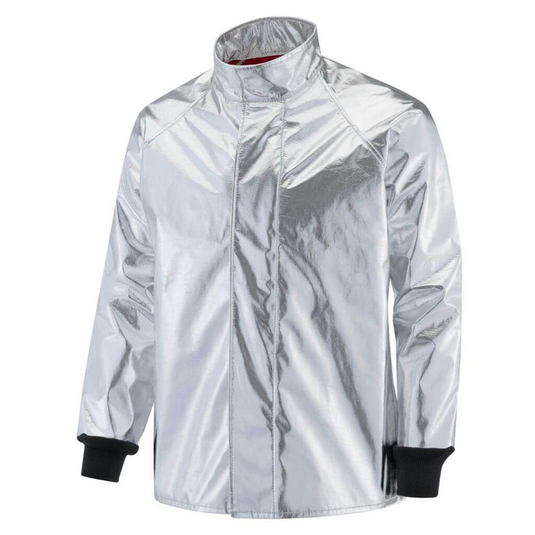 Oberon Coat - Heat Reflective Aluminized PBI Kevlar - Size: 5XL