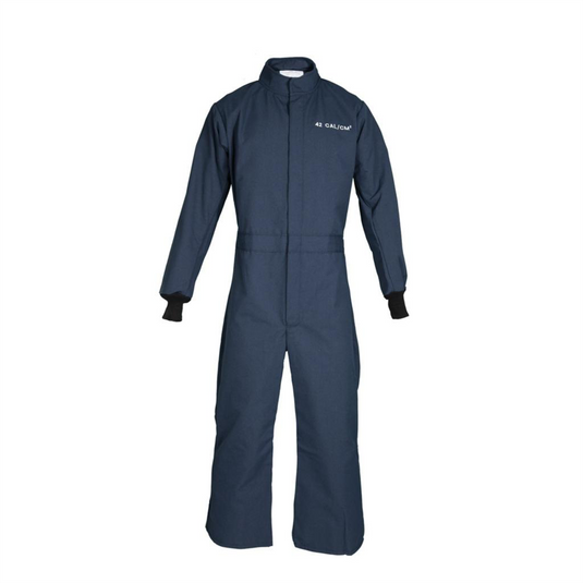 Oberon Coveralls - Arc Flash - 40 Cal LAN&trade; - Color: Navy Blue - Size: 2XL