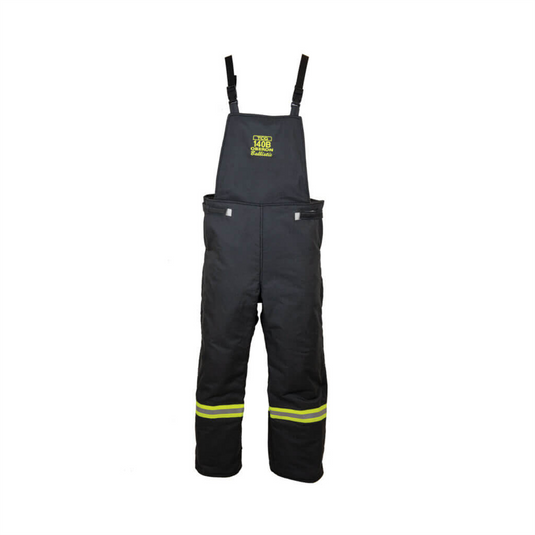 Oberon Bib Overalls - Arc Flash - 140 Cal TCG&trade; Lightweight - Color: Black - Size: XL