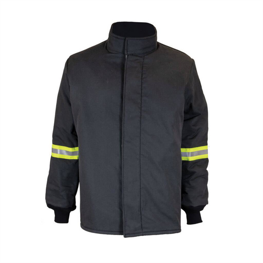 Oberon Coat - Arc Flash - 140 Cal TCG&trade; Ultralight - With Escape Strap - Color: Black - Size: 4XL