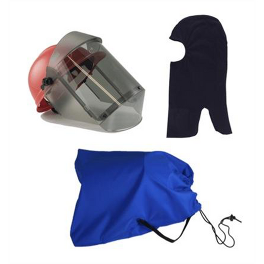 Oberon Face Shield Kit - Arc Flash - 30 Cal TCG&trade; -Comes with hard cap; 30 calorie face shield; balaclava; and storage bag