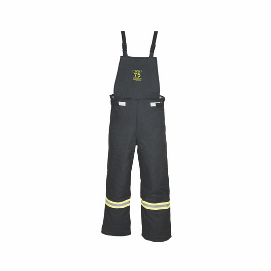 Oberon Bib Overalls - Arc Flash - 75 Cal TCG&trade; - Color: Black - Size: XL Short