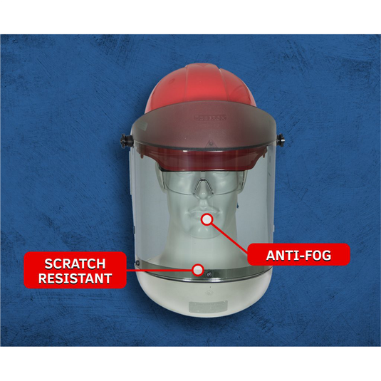 Oberon OBERON&trade;- 12 Cal TCG&trade; Arc Flash Face Shield and Hard Cap