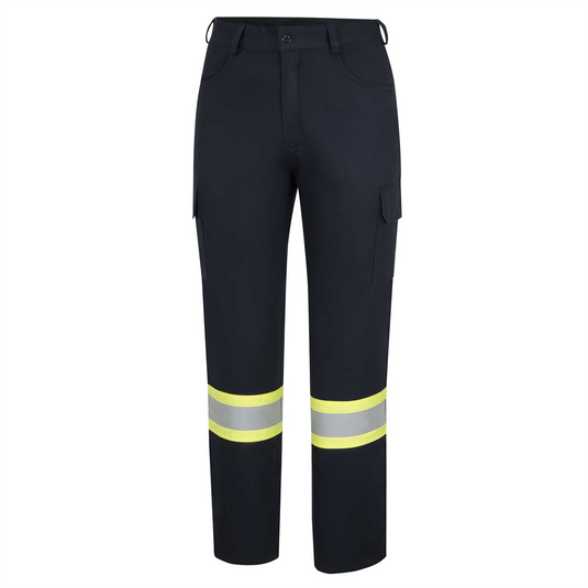 OBERON Cargo Pants - Hi-Vis FR/Arc-Rated 7.5 oz 88/12 - StarTech Tape - Navy - Size: 40X34