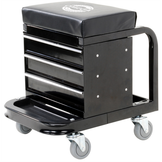 Omega 450 lb. Creeper Seat Tool Box