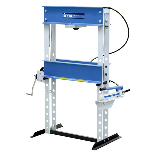 OTC 25 Ton Shop Press with Hydraulic Hand Pump and Ram
