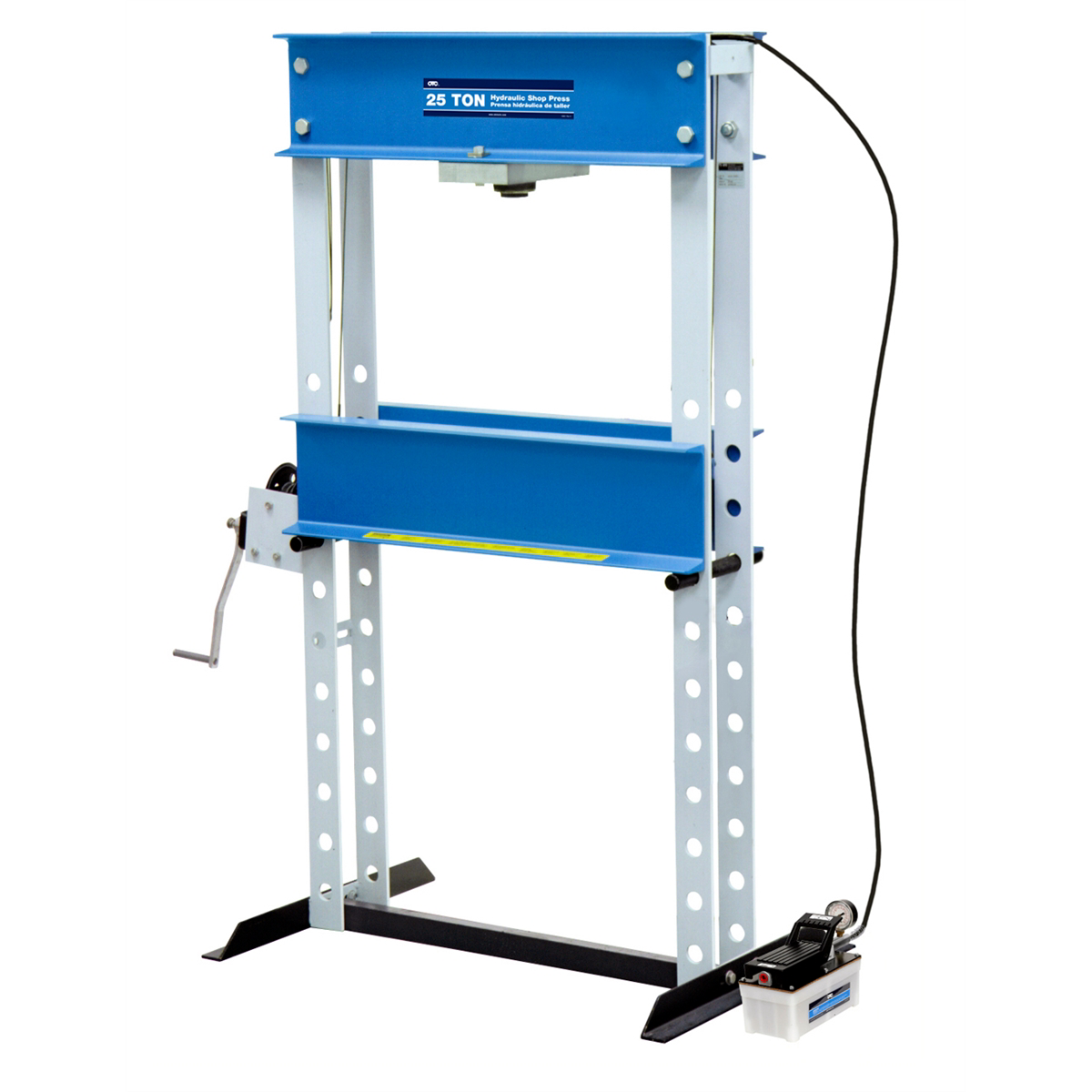 OTC 25-Ton Capacity Shop Press with Air-Driven Hydraulic Pump – Mai ...
