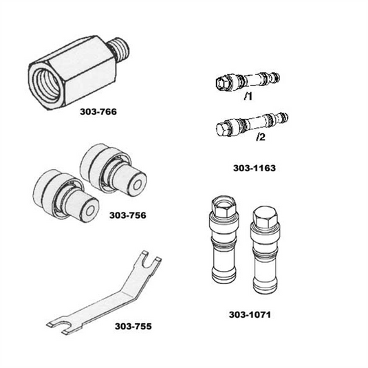 OTC 6L INJECTOR PRESSURE RAIL SET