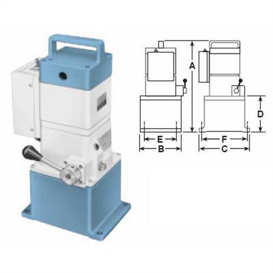 OTC PUMP HYDRAULIC / ELECTRIC 2 STAGE 3POS 4WAY VALVE