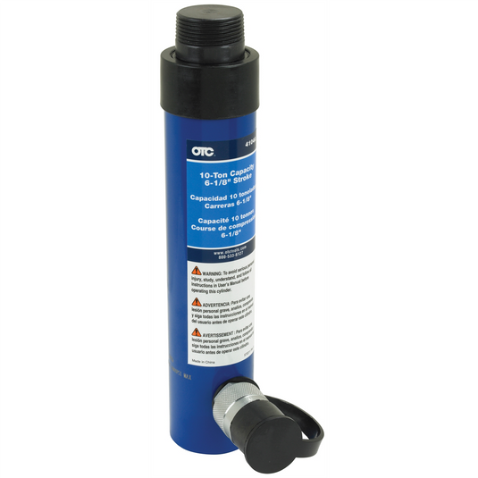 OTC Hydraulic Single Acting Cylinder; 10 Ton