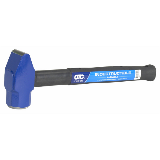 OTC 3 lb.; 16 in. Long Cross Pein Hammer; Indestructib
