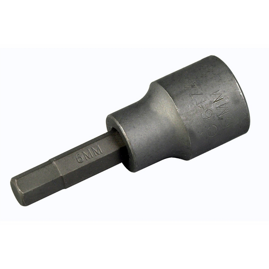 OTC SOC 6MM 3/8D HEX SATIN