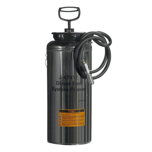 OTC J-47912 - Electric Operated Priming Pump - 3 gal; Stainless Steel; 62 in. Height; 24 in. Length; 24 in. Width