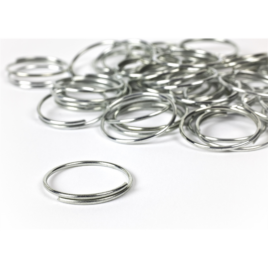 Petoskey Plastics Metal Key Rings- 250/Box