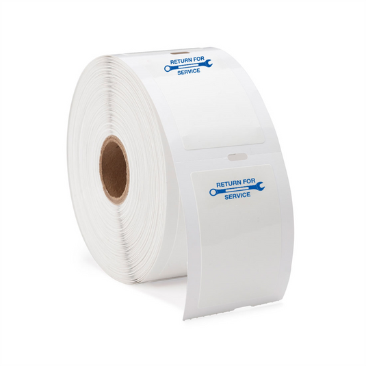 Petoskey Plastics Generic Labels w/blue wrench image- 500/Roll