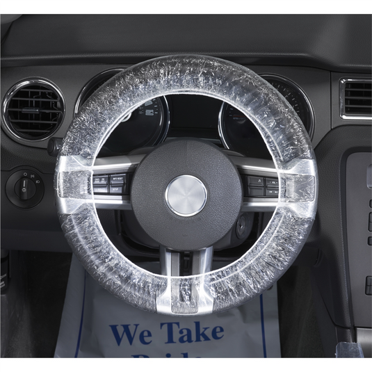 Steering Wheel Covers; Double Band (500-Pack)