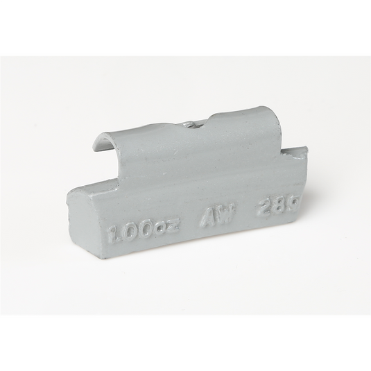 Plombco 1.75 oz AW style Plasteel clip-on weight