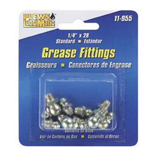 Plews Edelmann GREASE FITTING ASSTMNT SAE 8 FITTINGS ON CARD