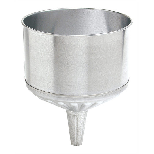 Plews Edelmann FUNNEL METAL W/SCREEN 8QT 9-1/2"" DIAMETER
