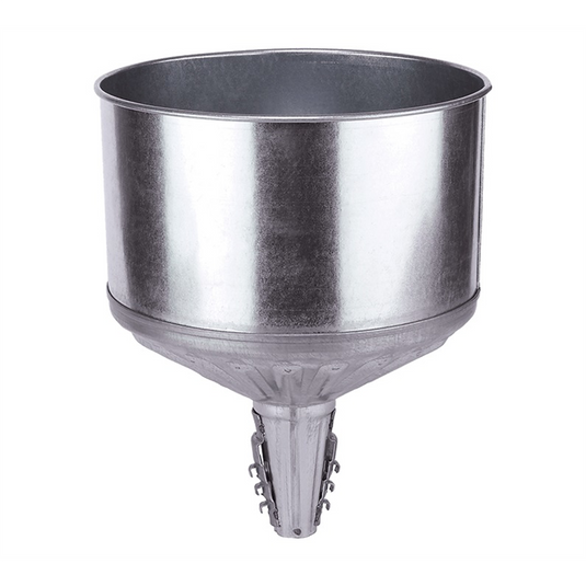Plews Edelmann FUNNEL METAL W/SCREEN 8QT 10"" DIAMETER