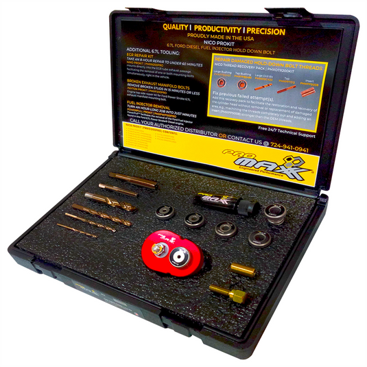 ProMAXX Tool by Milton&trade; Ford 6.7L PwrStrk Fuel Inj Hold-Down Bolt Repair ProPLUS