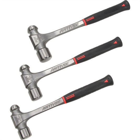 PROTO 3 Piece Anti-Vibe Ball Peen Hammer Set (32 ; 40; 48 oz.)