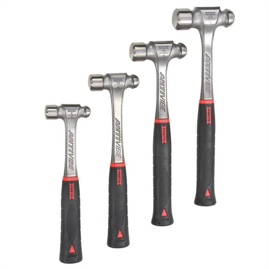 PROTO 4-Piece Anti-Vibe Ball Peen Hammer Set (8; 12; 16; 24 oz.)