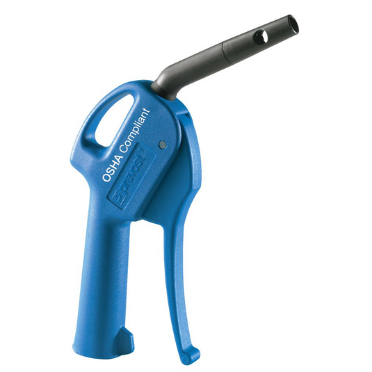 Prevost Air blowgun with composite OSHA certified nozzle
