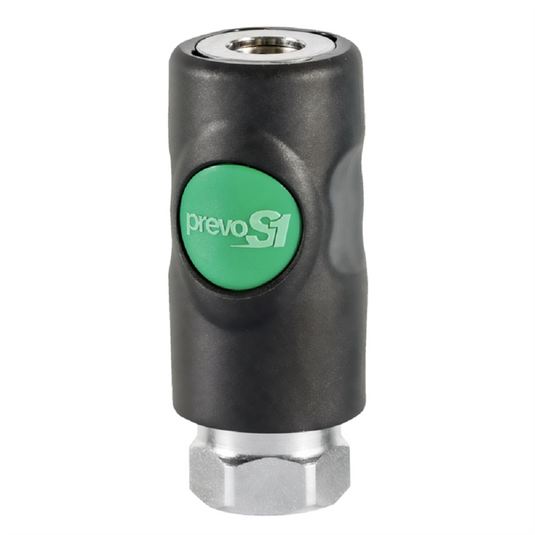 Prevost 3/8 Inch Female NPT PrevoS1 ESI 07 High Flow 3/8 Inch Composite  Quick Safety Couplerfor Compressed Air