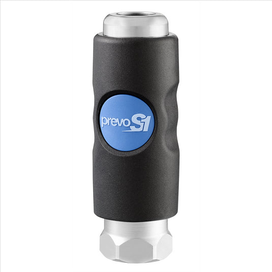 Prevost 1/2 Inch Female NPT PrevoS1 ISI 11 Industrial 1/2 Inch  Composite Body Quick Safety Coupler for Compressed Air