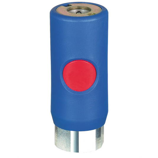 Prevost 1/4 Inch Female NPT URC 06 Automotive Truflate 1/4 Inch Composite BodyCoupler on Plate for Compressed Air