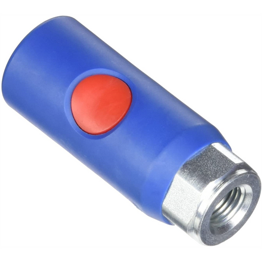 Prevost 1/2 Inch Female NPT URC 06 Automotive Truflate 1/4 Inch Composite Body Quick Safety Coupler for Compressed Air