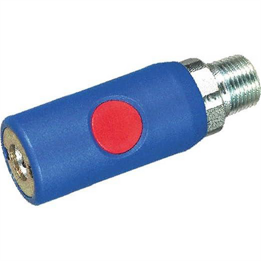 Prevost 3/8 Inch Male NPT URC 06 Automotive Truflate 1/4 Inch Composite Body Quick Safety Coupler for Compressed Air