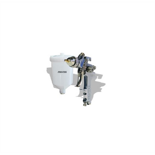 PRO-TEK GRAVITY FED PAINT GUN 1.4MM/PLASTIC CUP (600ML)