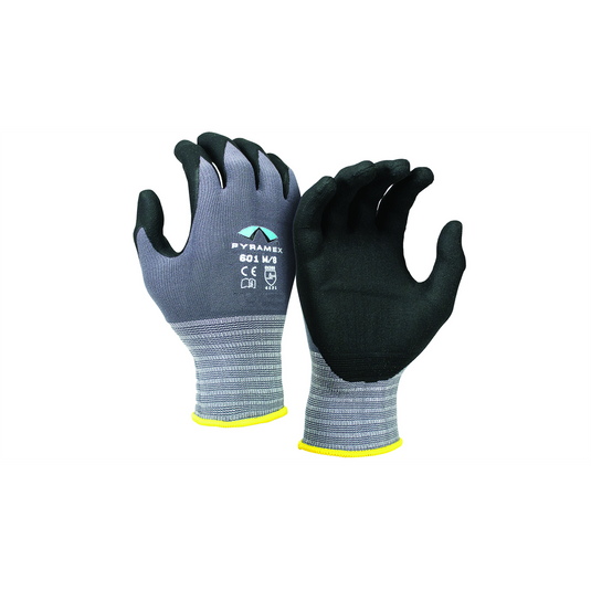 Pyramex Pyramex Safety- Glove Nitrile 18G A3 Dots Thumb Saddle 2XL  ; Sold 12/PKG