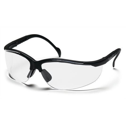 Pyramex Pyramex Safety - PMXTREME - Black Frame/Clear Lens with Black Cord  ; Sold 12/BOX
