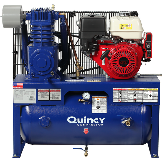 Quincy Compressors QT-7.5 Splash Lubricated Recip Air Compressor Model G213H30HCB; 13 HP