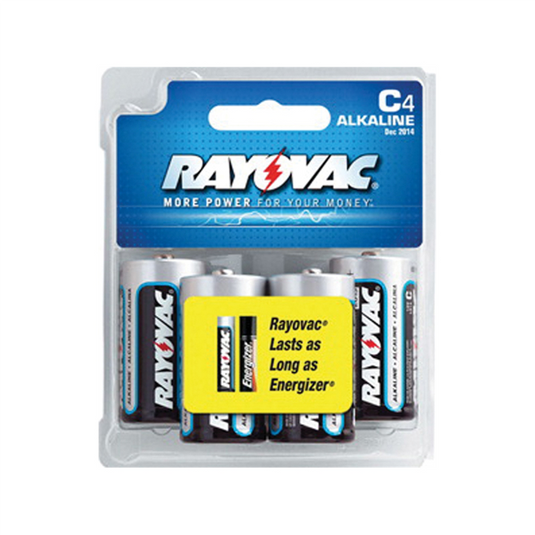 United Marketing Inc. ALKALINE C CARDED 4 PK