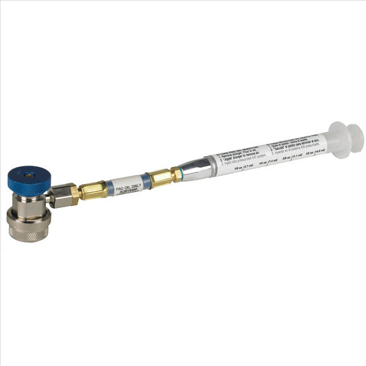 Robinair R-134a oil injector; PAG labeled