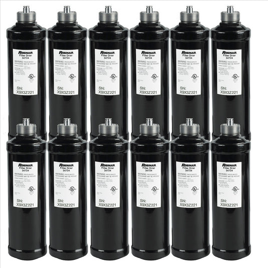 Robinair Recycling Filter-Driers (Spin on Filter) - 12 Pack