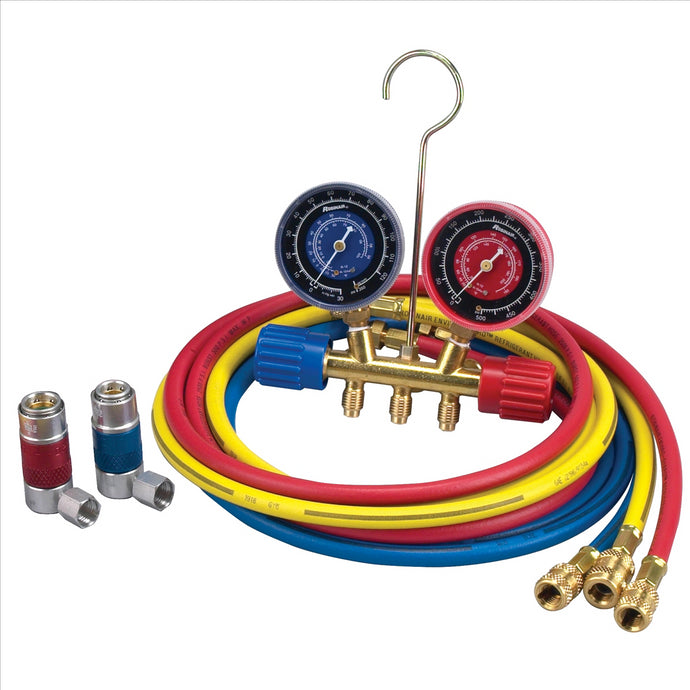 Robinair R134a Manifold Hose Gauge Coupler Kit