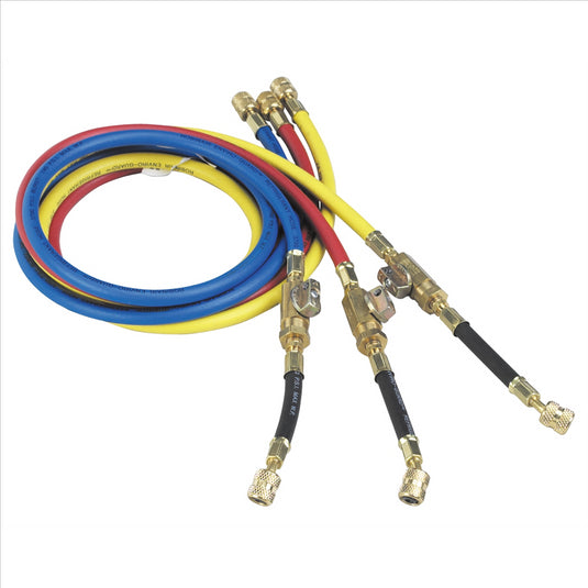 Robinair HOSE SET OF 3 W/ADAPTER BALL VALVE