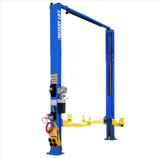 Rotary SPO10 - 2- Stage Low Profile Two-Post Lift; Symmetrical (10;000 LB. Capacity)  75 5/8"" Rise w/ 2' Extension
