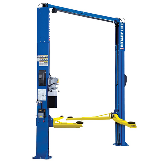 Rotary SPOA10 - 2- Stage Low Profile Two-Post Lift; Asymmetrical (10;000 LB. Capacity)  75 5/8"" Rise w/ 2' Extension
