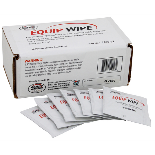 SAS Safety Respirator Wipes