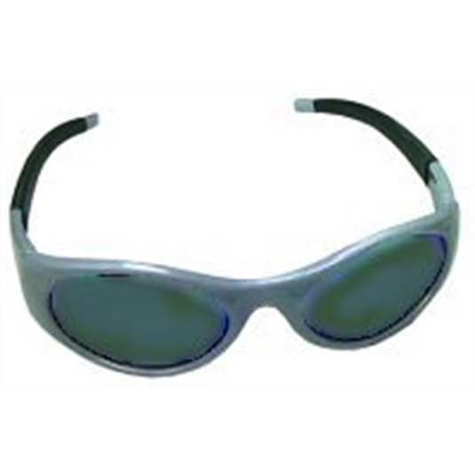 SAS Safety Stingers High Impact Safe Glasses; w/ Silver Frames/Shaded Lens